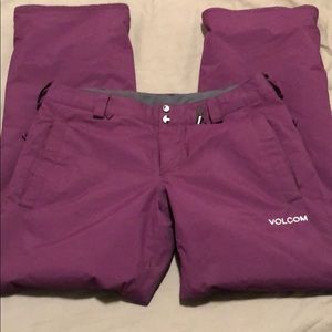 Volcom Purple Snow Pants